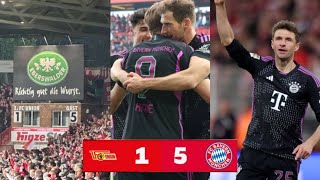 Union Berlin vs. Bayern München 1-5 \& Highlights Goals \& Harry Kane free kick Goal Vs Union \& 2024