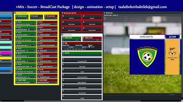 vMix - Soccer - BroadCast Package