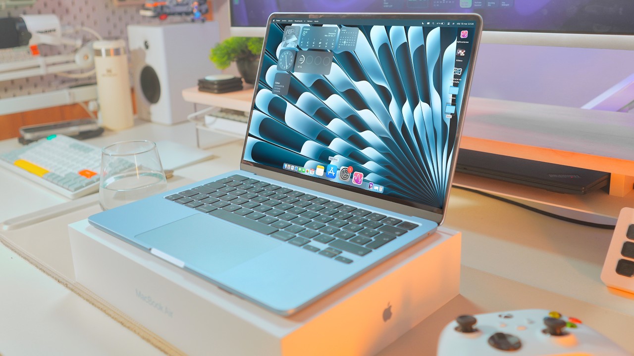 New MacBook Air M4 (Sky Blue) - Unboxing in Spanish - YouTube
