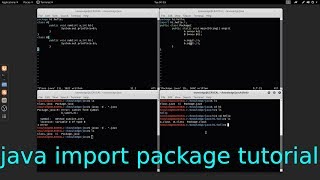 Java import package tutorial in Linux