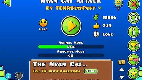 Gemotry dash nyan cat level