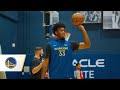 James Wiseman's First Golden State Warriors Practice