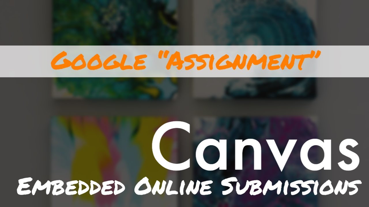 Canvas: how to submit embedded Google "assignment" - YouTube