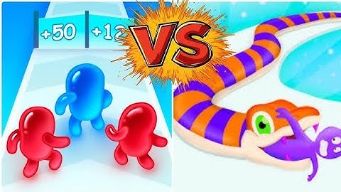 Snake Run vs Join Blob Clash 3d- MAX LEVEL Gameplay Walkthrough (Android, iOS) NEW UPDATE