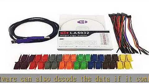 LA5032 USB Logic Analyzer 32 Channels 500M Max Sample Rate 10G Samples MCU/ARM/FPGA Debug Tool Engl