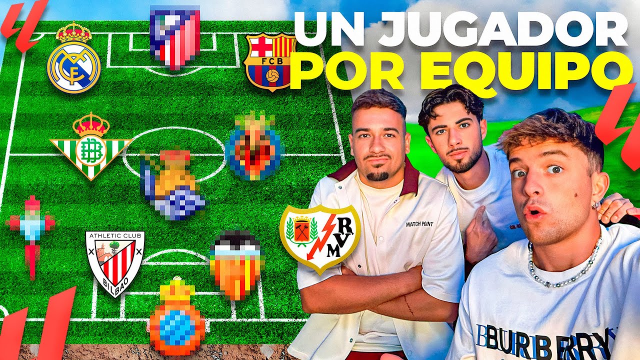 El MEJOR ONCE de LA LIGA con UN JUGADOR de cada EQUIPO | *2024-2025*