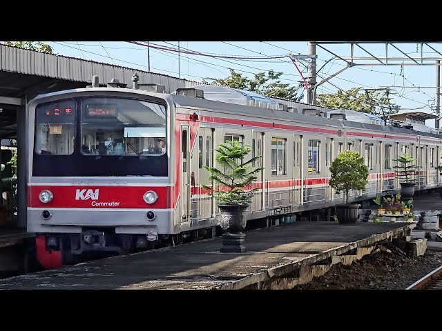 [4K] Stasiun Bojong Gede: Kompilasi KRL Commuter Line | JR 205, Tokyo Metro 6000 class=