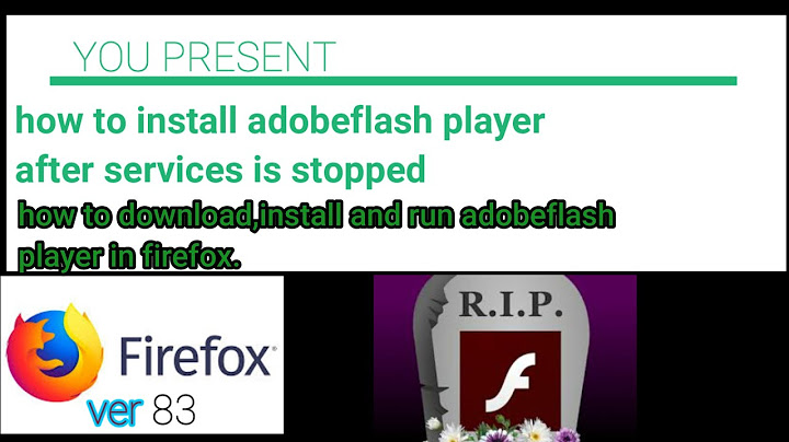 Firefox ได ป ดก นการใช งานโปรแกรมเสร ม adobe flash