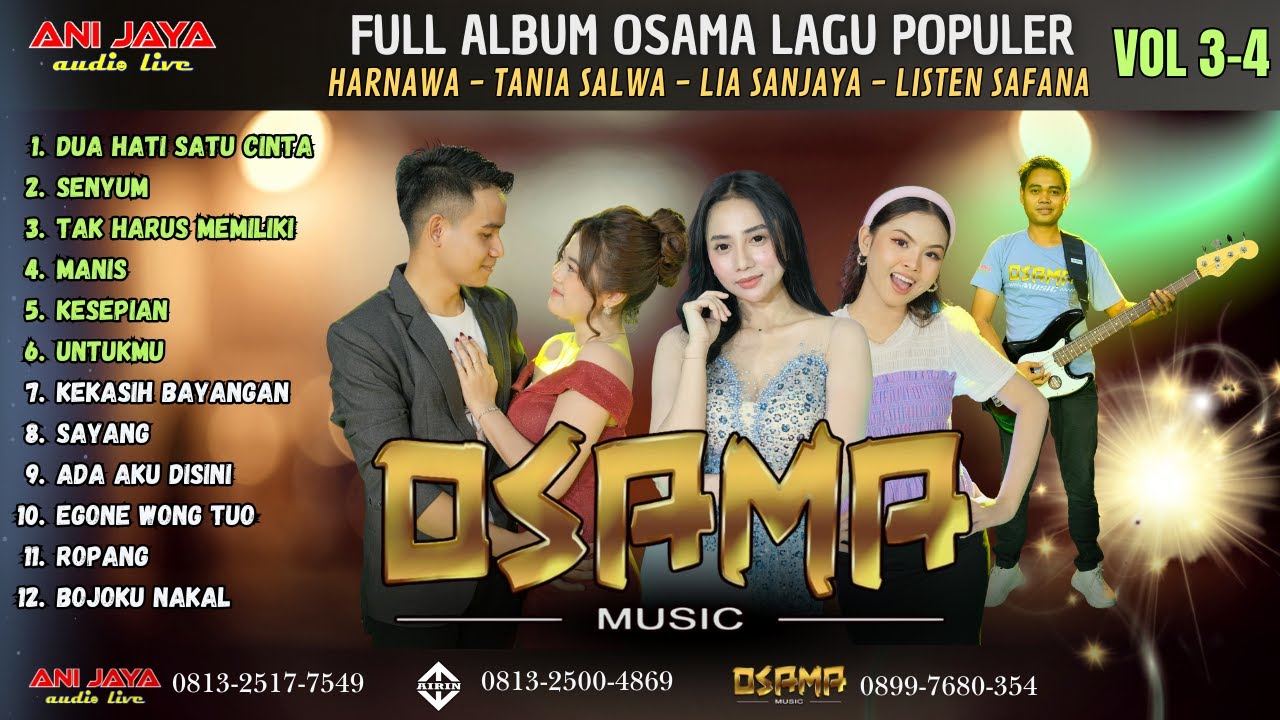 FULL ALBUM LAGU POPULER OSAMA MUSIK 0858-0208-4510 - Anijaya Studio Production // Airin Digimedia