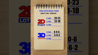 Lotto Result Today 5pm Draw August 5, 2026 #lotto #lottoresulttoday #lottoresulttoday5pm