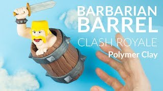 Barbarian Barrel (Clash Royale) – Stop Motion / Claymation & Polymer Clay Tutorial