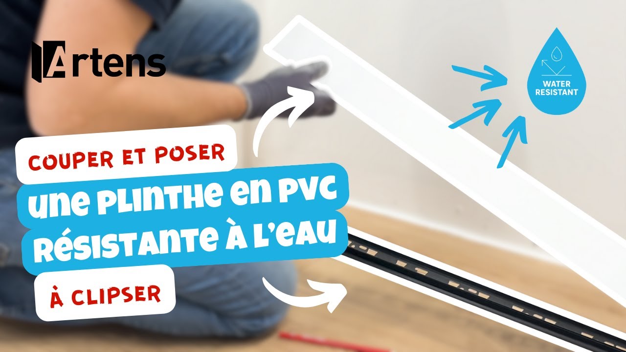 🛠 TUTO - Poser une plinthe PVC à clipser résistante à l'eau en salle de ...