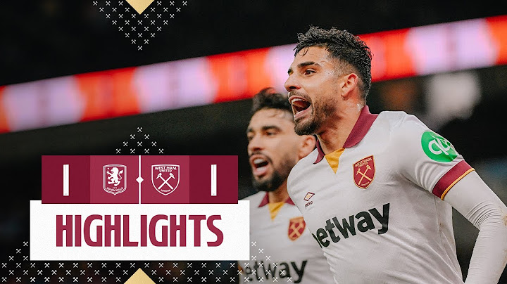 Aston Villa 1-1 West Ham | Premier League Highlights