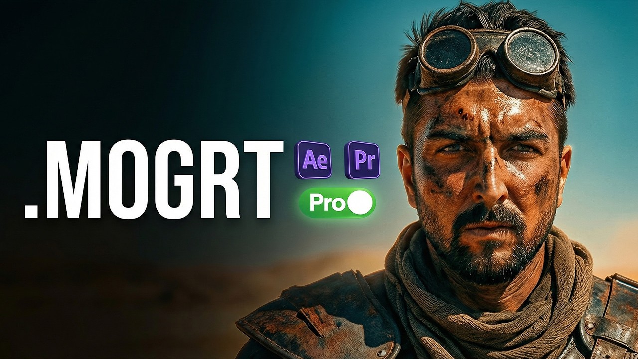 Premiere Pro'da Kendi Eklentini Yap 🔥 MOGRT dosyası Nasıl Kullanılır? (After Effects & Premiere Pro)