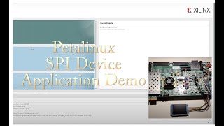 PetaLinux SPI Device Control LCD Panel - Project Demo