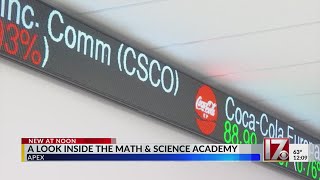 A look inside the math and science Apex academy