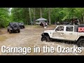Off Road Carnage in the Ozarks - YouTube Subscriber Run