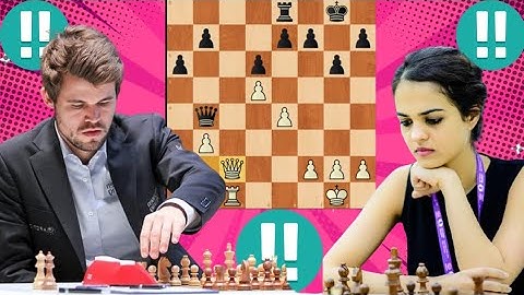 Crazy Tania Sachdev vs Magnus Carlsen 1