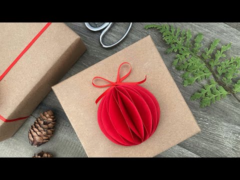 Christmas Gift Wrapping Ideas, Tutorial