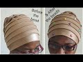 PLEATED Turban Cap/How To Diy Pleated Turban Cap Soo Easy