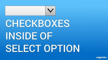 How to use Checkbox inside Select Option HTML JavaScript CSS Tutorial