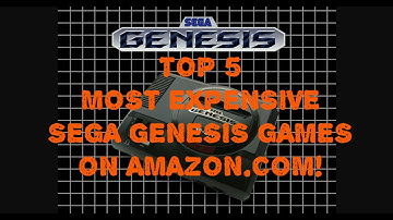 Top 5 Most Expensive Sega Genesis games on Amazon