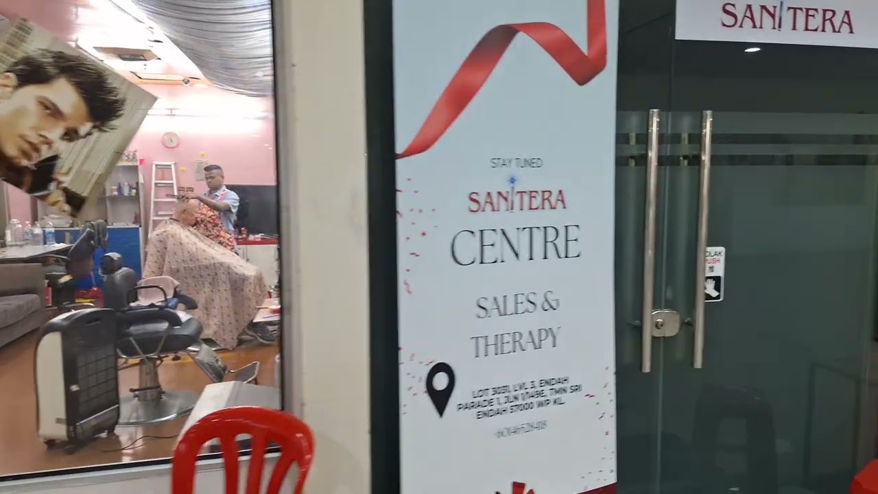 Haircut 💇‍♂️ and brisk walking