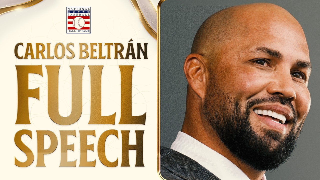 Carlos Beltrán is inducted to the National Baseball Hall of Fame! 🇵🇷 | FULL SPEECH (Class of 2026)