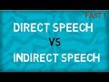 Direct speech  indirect speech  types of speech