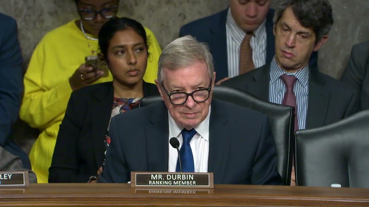 Durbin in Senate Judiciary Committee Hearing on Five Judicial Nominations, "Drug Czar' Nominee