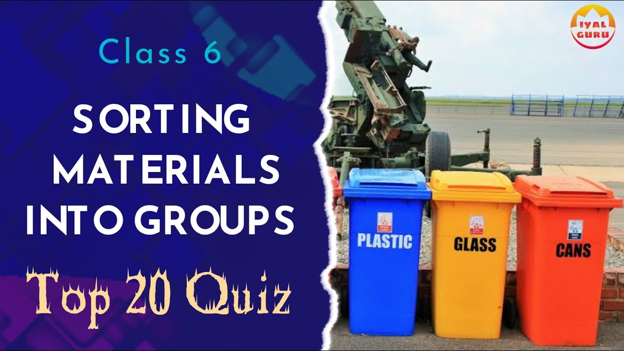 Sorting materials into groups quiz - YouTube