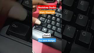 Shortcut key Bootstrap Studio #youtubeshorts #technology