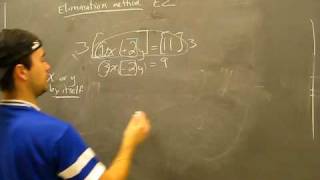 Solving Systems of Equations: Elimination Method Pt1 Algebra Math Help Solving Systems Of Equations Mathhelp Com Algebra Help