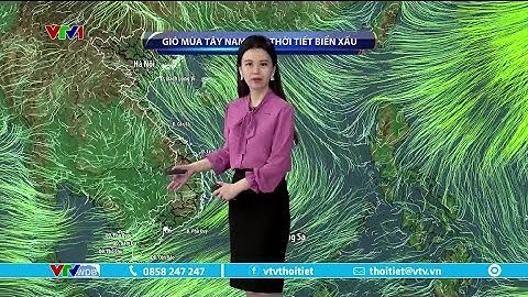 Dự báo thời tiết 9h10 - 24/05/2023 | Gió mùa tây nam gây thời tiết biển xấu | VTVWDB