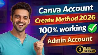 Canva Verified Admin: UNLOCK Everything in ONLY 1 Minutes! (2026 Working Trick) #canvatutorial USA