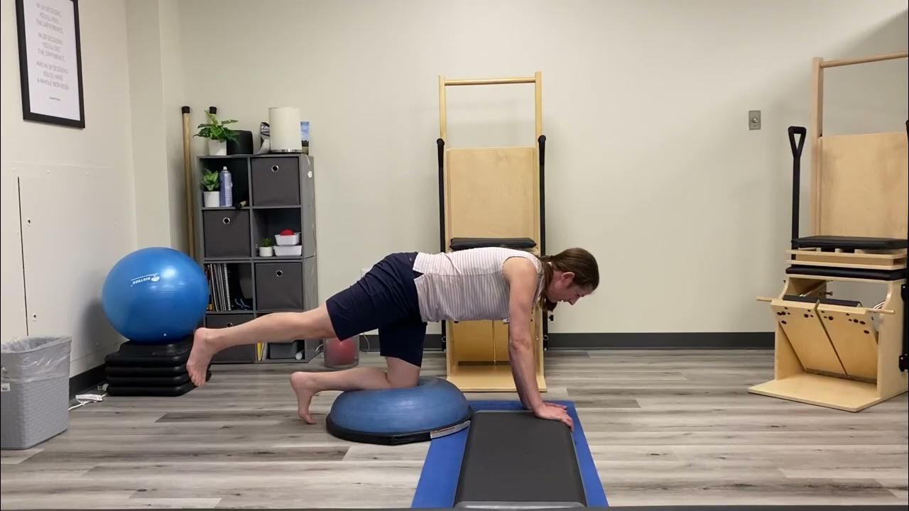 Bird Dog On A Bosu, balance training for over 49 YouTube