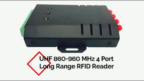 UHF 860-960 MHz 4 Port Long Range RFID Reader (216027)