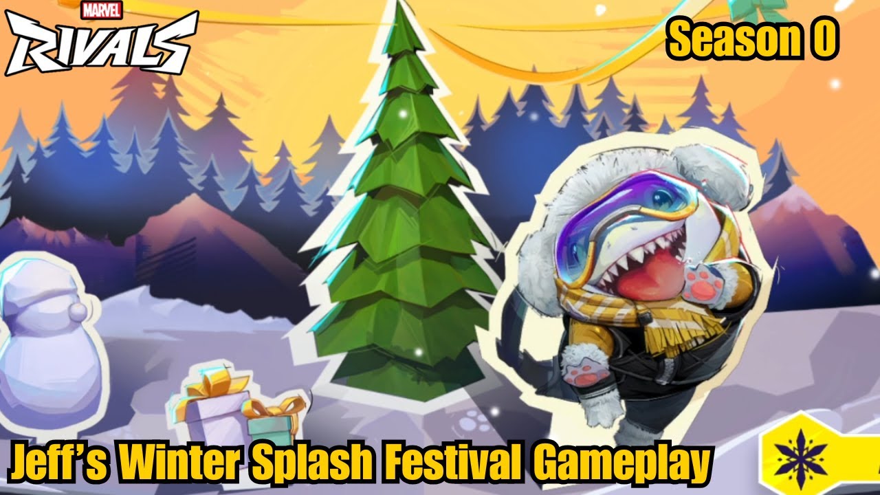 Marvel Rivals Jeff Splashes Jeff's Winter Splash Festival Gameplay | Marvel Rivals | Season 0 - YouTube