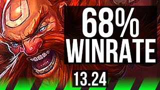 GRAGAS vs SEJUANI (JNG) | 6/0/1, 68% winrate, Dominating | EUW Master | 13.24