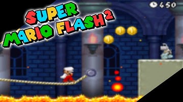 Super Mario Flash 2 Custom Level: New Super Mario Bros. 1-Castle (unfinished)