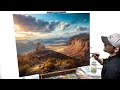 A Landscape Painting in Oils | All The Glory