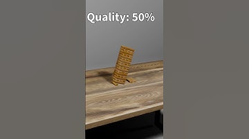 1% Quality VS 100% Quality Simulation! #blender #animation #viralvideo #3danimation #fyp #simulation