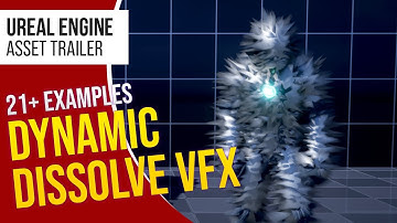 UE5 l 21+ Dynamic Dissolve VFX Pack l Unreal Engine 5 (Trailer)