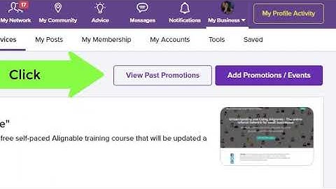 How do you copy a past Alignable Event to create a new one?