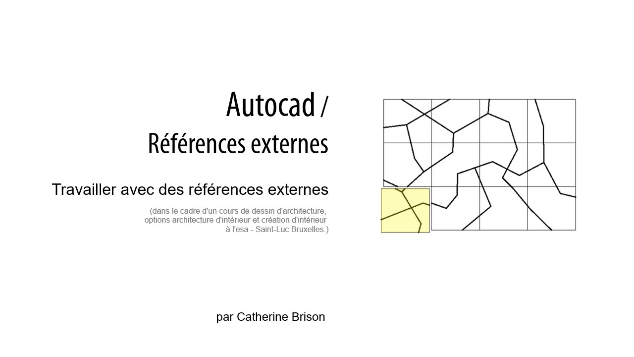 Autocad - References externes