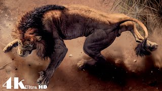 Shocking Moments When Painful Lions Are Attacked And Tortured By Africa's Deadliest Preys I 4K Video