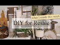 DIY for Resale • Thrift Flips • Home Decor • Floral • Wood Items • Bread Boards • Stools • Artwork
