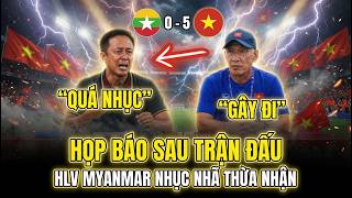 Press Conference Vietnam U19 Crushes Myanmar 50 Opposing Coach Breaks Down In Tears Southeast
