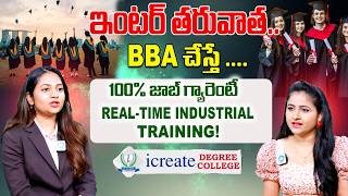 BBA Course Icreate Degree College | Best College for BBA Course in Hyderabad 2026 | iDreamCampus
