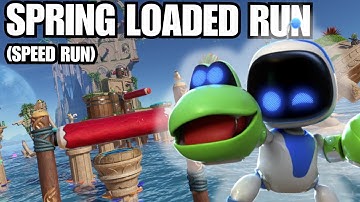 Astro Bot - SPRING LOADED RUN Speedrun Guide 🏆 (Both Bots)